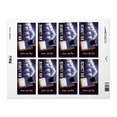 Boekplaten ex libris  piratenzeilschip etiket (Full Sheet)