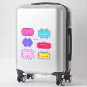 Boekplaten Valentijnsdag Labels (Koffer)