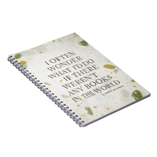 Boekprijsopgave door James Baldwin Notitieboek (Rechterzijde)