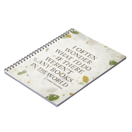 Boekprijsopgave door James Baldwin Notitieboek (Linkerzijde)