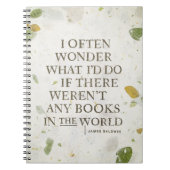 Boekprijsopgave door James Baldwin Notitieboek (Voorkant)