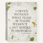 Boekprijsopgave door James Baldwin Notitieboek (Voorkant)