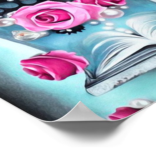 Boekproeven openen en Rozen Poster (Hoek)