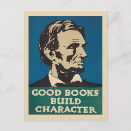  boekpromotie Abraham Lincoln Briefkaart