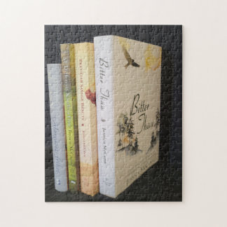 Boekpuzzel met historische romans voor boekenvrien legpuzzel