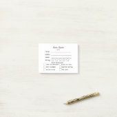Boekrecensie Coquette Stijl Post-it® Notes (Op bureau)