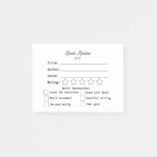 Boekrecensie Coquette Stijl Post-it® Notes