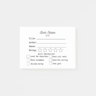 Boekrecensie Coquette Stijl Post-it® Notes
