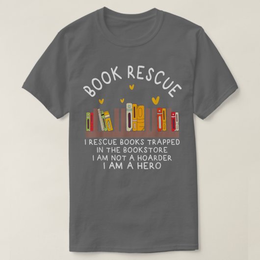 Boekredding Fungerend Book Lover World Book Da T-shirt (Design voorkant)