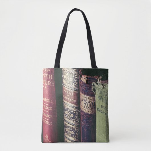 Boekruggengraat, Hoesje van boeken Tote Bag (Voorkant)