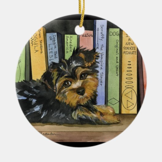 Boekschotkast Keramisch Ornament (Voorkant)