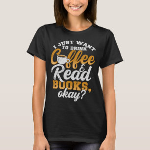 Boekshirt Reading Books Novel Thriller Book T-shirt