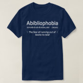 Boekspriet lezen Vid Reader Nerd Lover Abib T-shirt (Design voorkant)