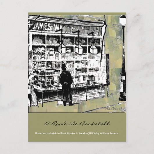 Boekstall Briefkaart (Voorkant)