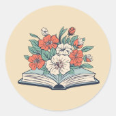 Boeksticker Ronde Sticker (Voorkant)