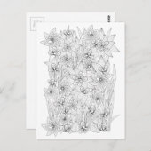 Boekstijl kleuren briefkaart (Voorkant / Achterkant)