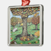 Boekstructuurversiering Metalen Ornament (Links)