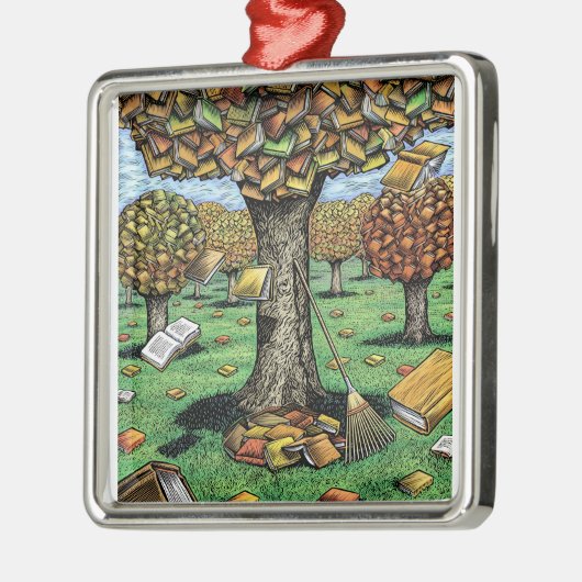 Boekstructuurversiering Metalen Ornament (Links)