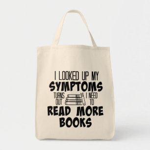 Boeksymptomen Canvas tas