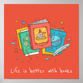 Boekt de slogan klaslokaal of de ruimte van het ki poster