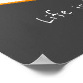 Boekt de slogan klaslokaal of de ruimte van het ki poster (Hoek)