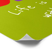 Boekt de slogan klaslokaal of de ruimte van het ki poster (Hoek)