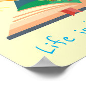 Boekt de slogan klaslokaal of de ruimte van het ki poster (Hoek)