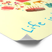 Boekt de slogan klaslokaal of de ruimte van het ki poster (Hoek)