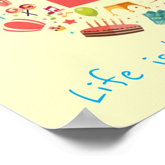 Boekt de slogan klaslokaal of de ruimte van het ki poster (Hoek)