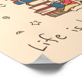 Boekt de slogan klaslokaal of de ruimte van het ki poster (Hoek)