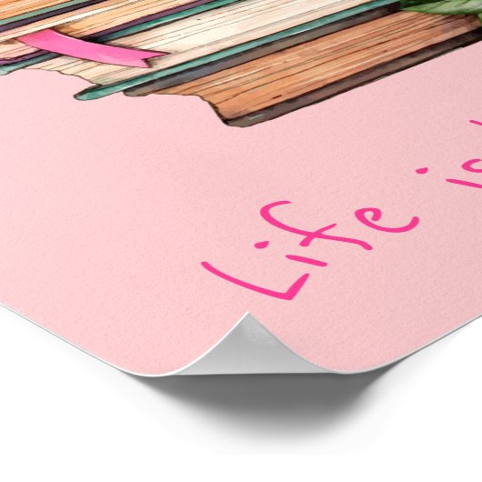 Boekt de slogan post van het klaslokaal of kind va poster (Hoek)