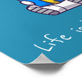 Boekt de slogan van het klaslokaal of van de bibli poster (Hoek)