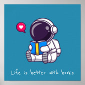 Boekt de slogan van het klaslokaal of van de bibli poster (Voorkant)