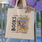 Boekt uw paspoort naar Everywhere Book Club Tote Bag