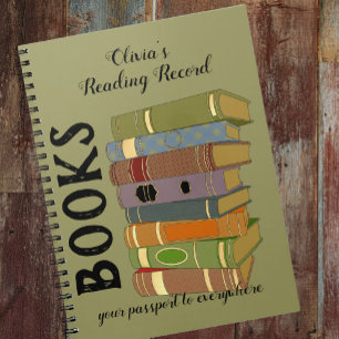 Boekt uw paspoort naar overal lezen record notitieboek