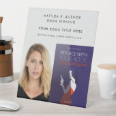 Boektekening | Promotie auteur Book Hoesje Reclamebord Met Voetstuk (Insitu)