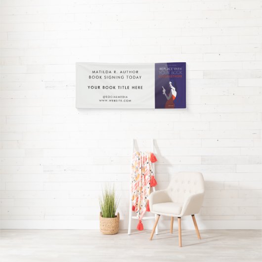 Boektekening | Promotie auteursrechtelijk Hoesje Spandoek (Insitu)