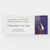 Boektekening | Promotie auteursrechtelijk Hoesje Spandoek (Horizontaal)