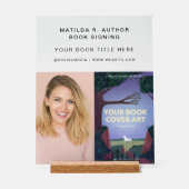 Boektekening | Promotie voor auteur boek starten Acryl Bord (Voorkant)