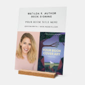 Boektekening | Promotie voor auteur boek starten Acryl Bord (Hoek)