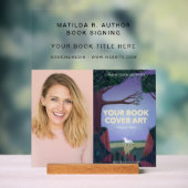 Boektekening | Promotie voor auteur boek starten Acryl Bord (Neutraal)