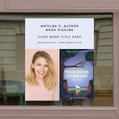 Boektekening | Promotie voor auteur boek starten Raamsticker