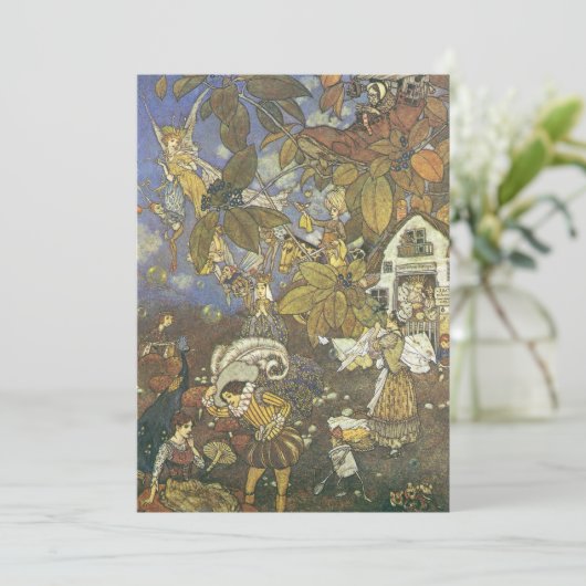  boektekens, uitnodiging van de verjaardagspartij (Staand voorkant)