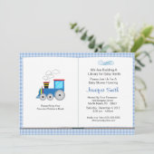 Boekthema Baby shower Uitnodiging (Staand voorkant)