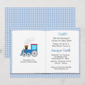 Boekthema Baby shower Uitnodiging (Voorkant / Achterkant)