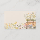 Boekthema Wildflower Hoeveel Kussen Bruidsspel Informatiekaartje (Achterkant)