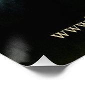 Boektheorie Blauw Poster 05 (Hoek)