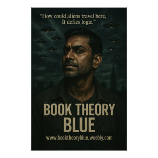 Boektheorie Blauw Poster 08
