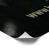 Boektheorie Blauw Poster 11 (Hoek)