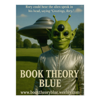 Boektheorie Blue Alien poster